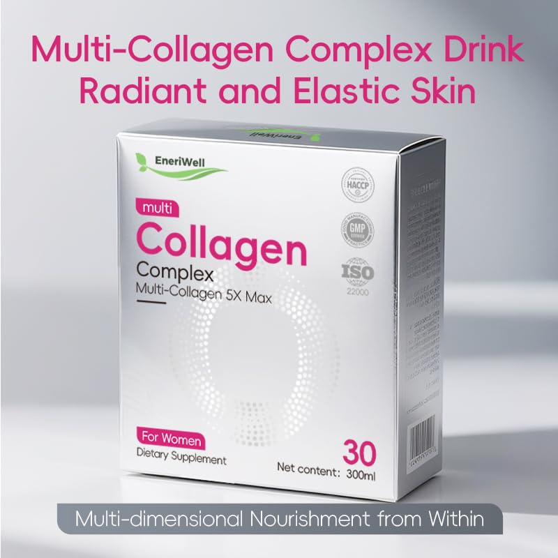 Pouring EneriWell lemon collagen drink into glass