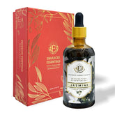 Enhanced Essentials Jasmine bottle in amber glass protecting potency for lasting fragrance