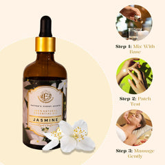 Enhanced Essentials Jasmine diffuser setup demonstrates room-filling aroma for relaxation and mood lift