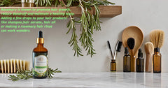 Enhanced Essentials rosemary essential oil packaging highlights premium gift-ready presentation.