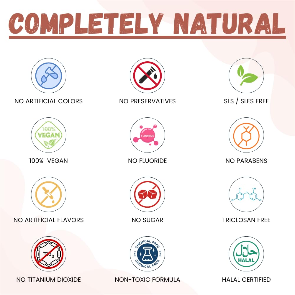 Strawberry flavor graphic for Enoble Kids Toothpaste