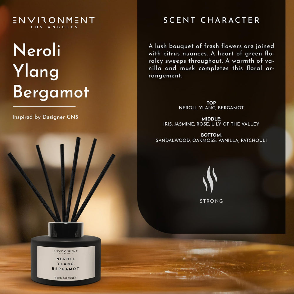 Environment CN5 minimalist decor blends with modern interiors for calm fragrance.
