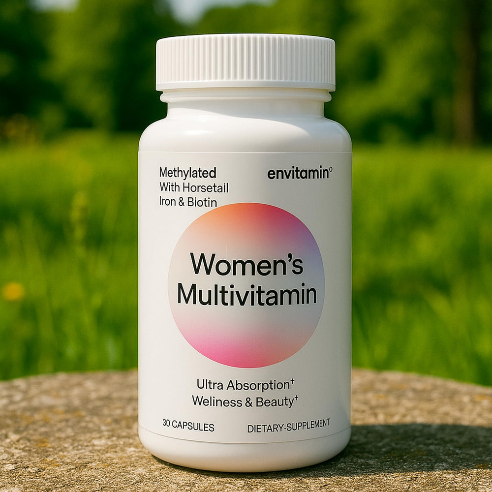 Lifestyle image of daily supplement routine
