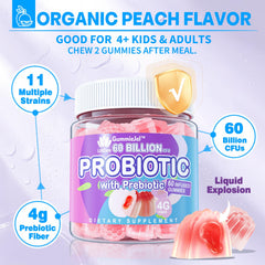 EnvyDeal probiotic gummies vegan symbol indicates plant-based formula