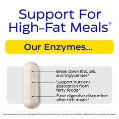 Enzymedica Lypo Gold full meal support with amylase and protease