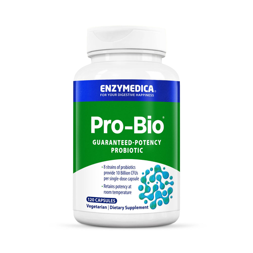 Enzymedica Pro-Bio probiotic bottle on white background