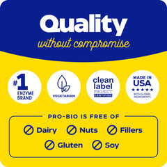 Allergen-free packaging and ingredients list