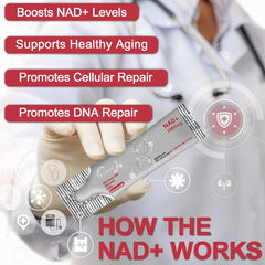 DNA repair and anti-aging concept illustration