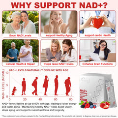 On-the-go use of NAD liquid packets