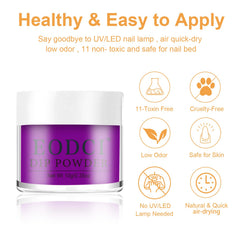 Eodci nail brush and file for precise prep and shaping.