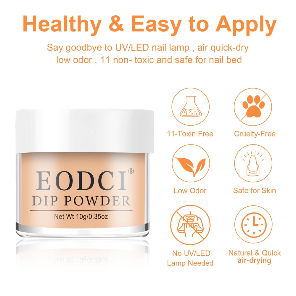 Eodci no-lamp dipping powder offers easy at-home manicures.