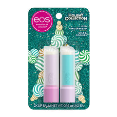 eos Holiday Lip Balm Iced Gingerbread: cozy scent and lasting moisture for lips