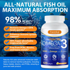 EPA and DHA content per serving in omega-3 supplement