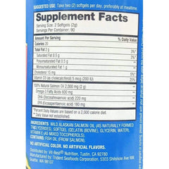 EPA and DHA-rich omega-3s from wild Alaskan salmon
