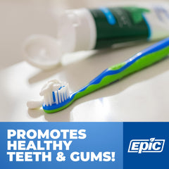 Toothpaste image illustrating dry mouth relief