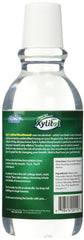Epic Xylitol Spearmint Mouthwash 16 oz back label with ingredients