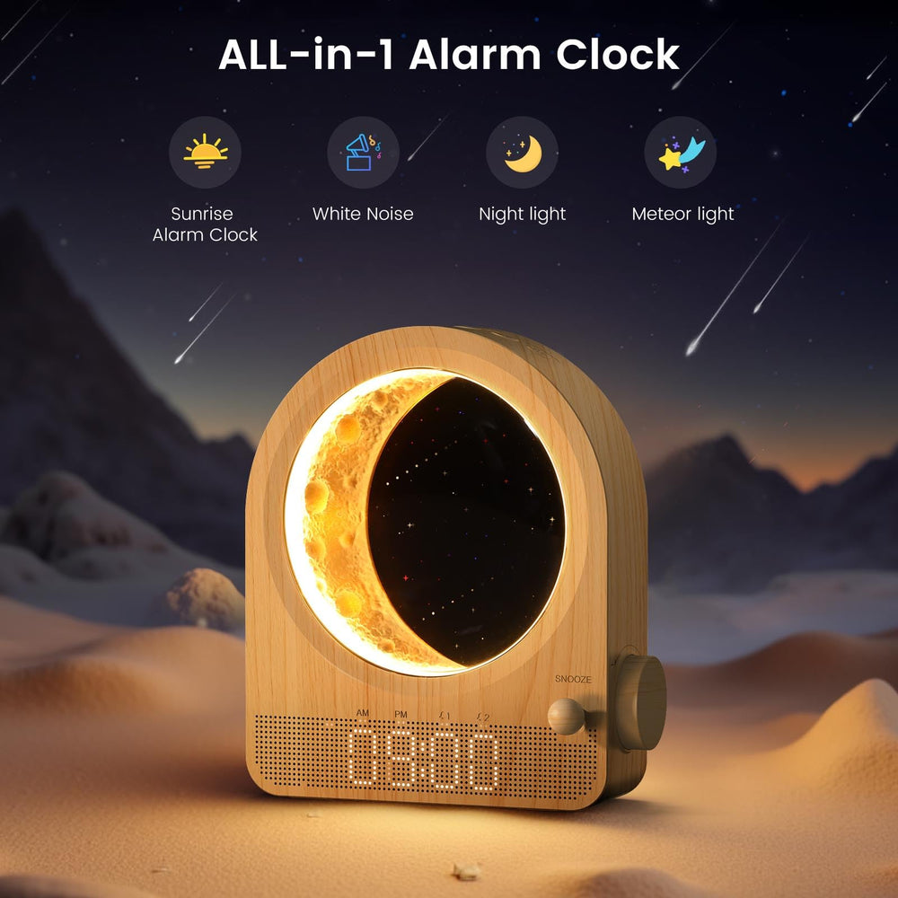 Epochleno meteor moonlight effect enhances the bedroom ambiance for unwind