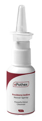 EPOTHEX nasal spray bottle for daily nasal cleansing and protection against contaminants.