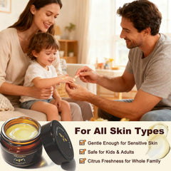 Eqimznv Beef Tallow Balm texture demonstrates non-greasy absorption for daily care.