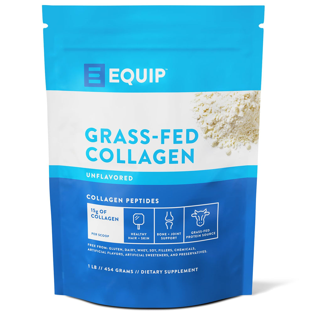 Equip Foods Grass Fed Collagen Powder bottle front