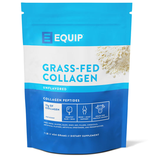 Equip Foods Grass Fed Collagen Powder bottle front