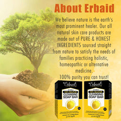 Erbaid sulfur soap bar for body and scalp use in routine