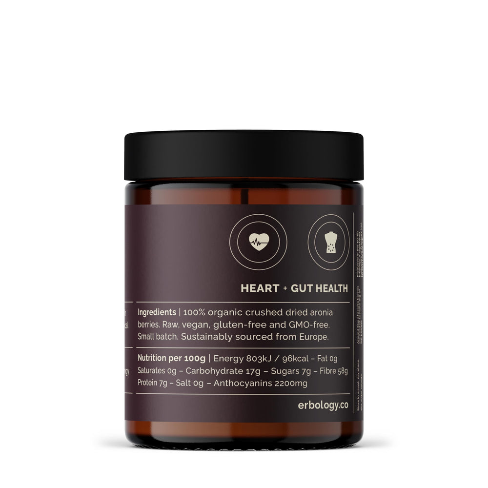 Ingredients: 100% organic aronia berries