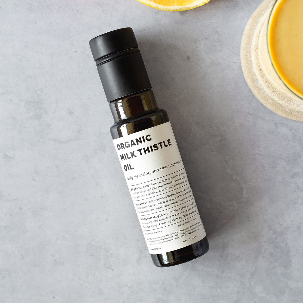 Milk thistle oil rich in Vitamin E