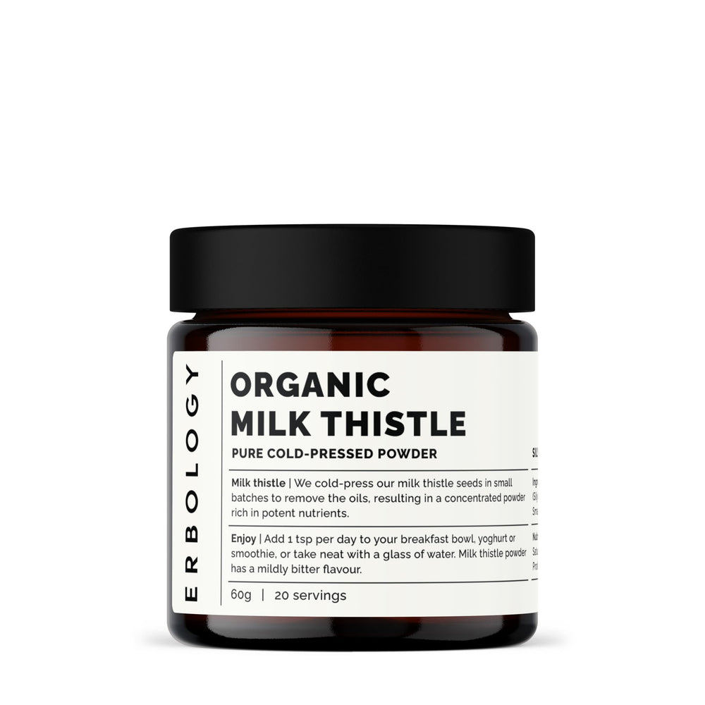 Erbology Organic Milk Thistle Powder jar front
