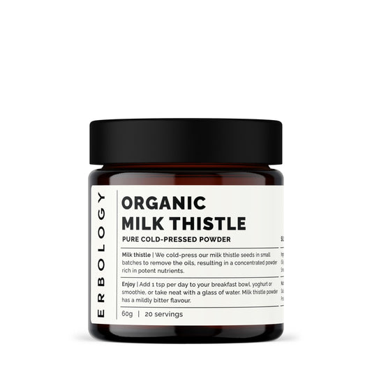Erbology Organic Milk Thistle Powder jar front