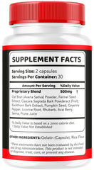 ErecBoost Capsules ingredients panel