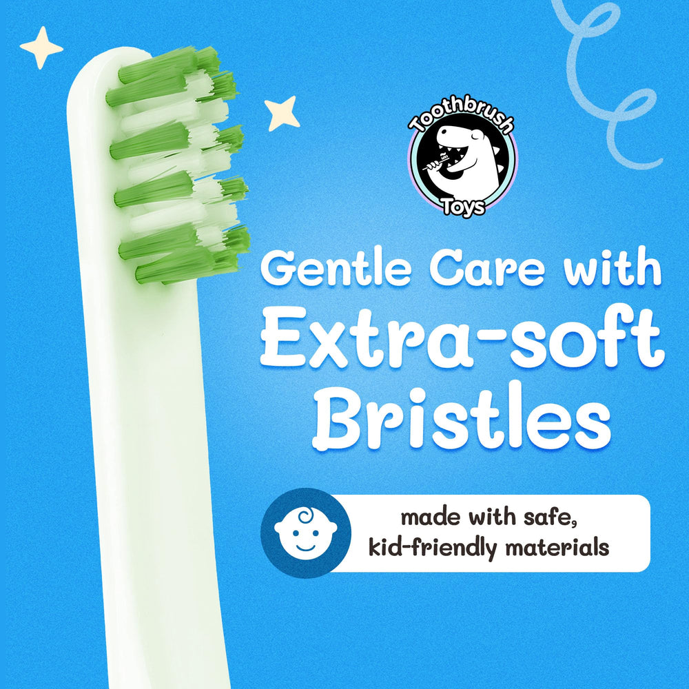 Ergonomic, kid-friendly superhero toothbrush for boys