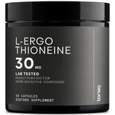 Bottle of Ergothioneine with MitoPrime 30mg – 90 capsules