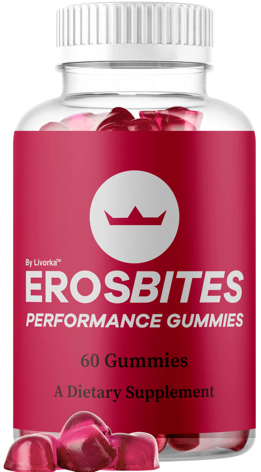 Bottle of Eros Bites Gummies - Original formula