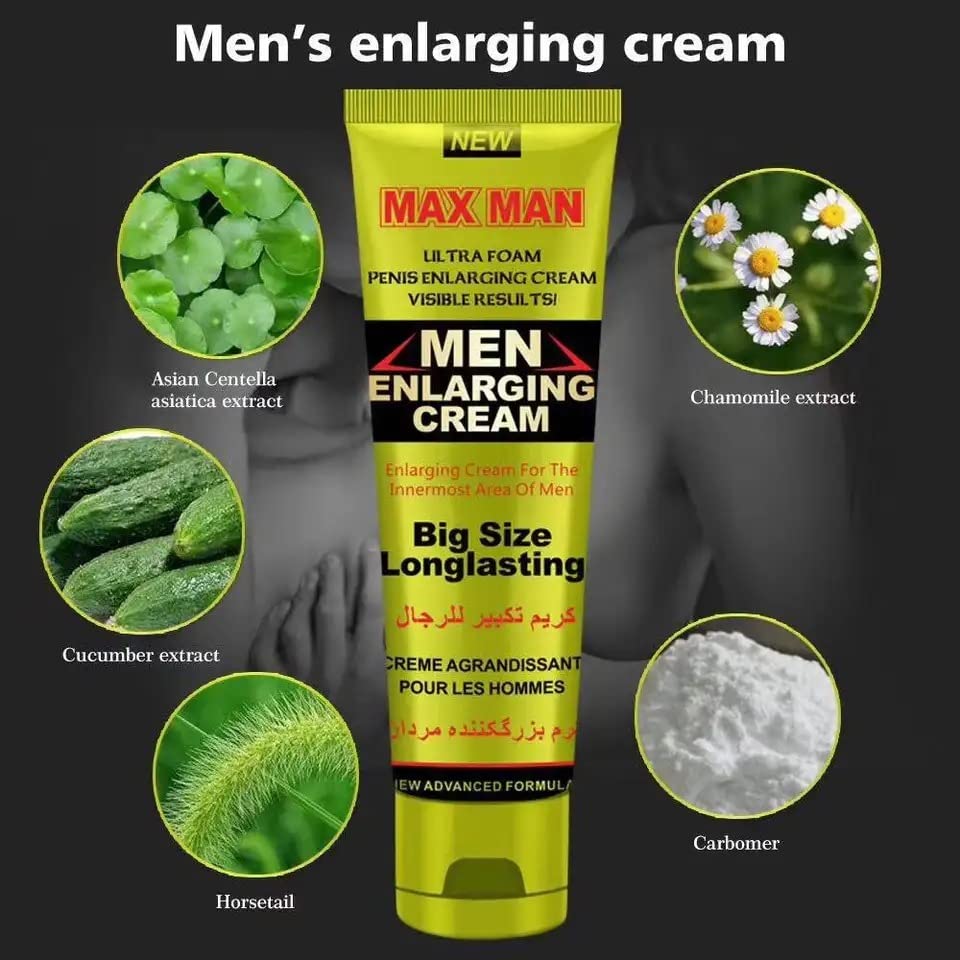 Label on the massage oil bottle