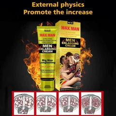 Couple using massage oil during intimate moment