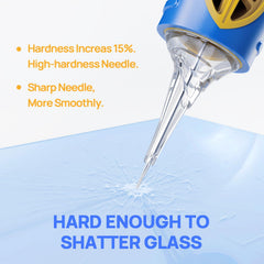 ES ETRSHIELD semi-transparent tip with visible ink flow guidance.