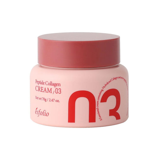 Esfolio Peptide Collagen Cream jar for daily hydration and radiant skin.