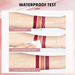 Eshioh Matte Lip Gloss long-wear formula remains through meals
