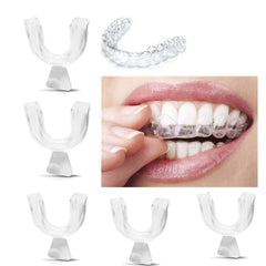 Eshylala 5-piece teeth whitening trays laid out