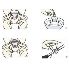 Close-up of transparent, smooth whitening tray material