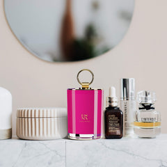 ESNA HOME lavender candle relaxation routine; calming evenings
