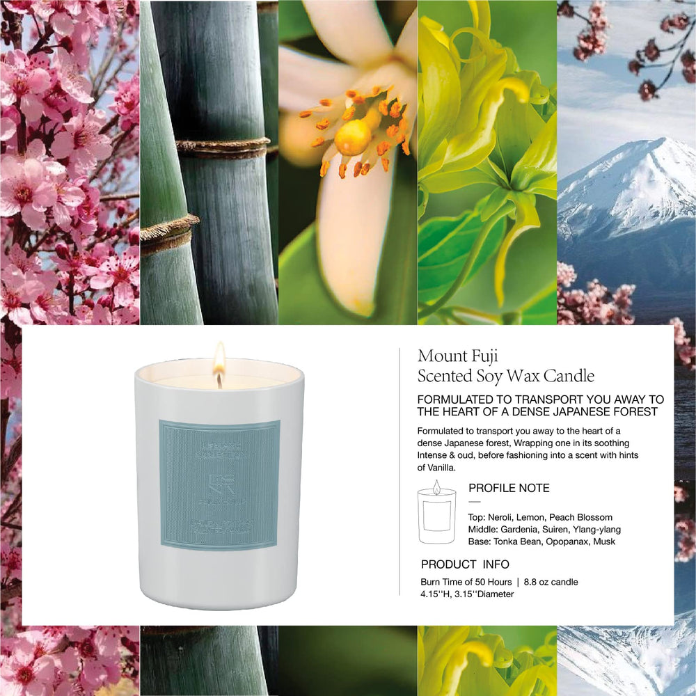 ESNA HOME soy wax ingredients close shot spotlight natural clean-burning experience