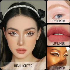 Esoterique 4-in-1 makeup pen brow pencil application for natural brows.