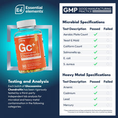 Close-up of capsules beside the Essential Elements label