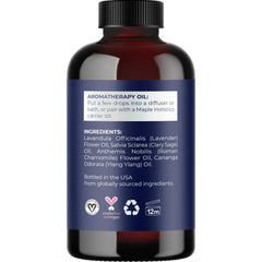 Essential oil diffuser set for nighttime aromatherapy