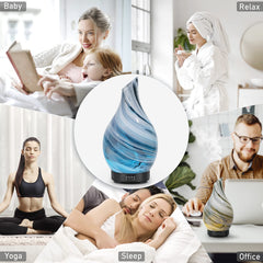 Whisper-quiet ultrasonic diffuser operating at night