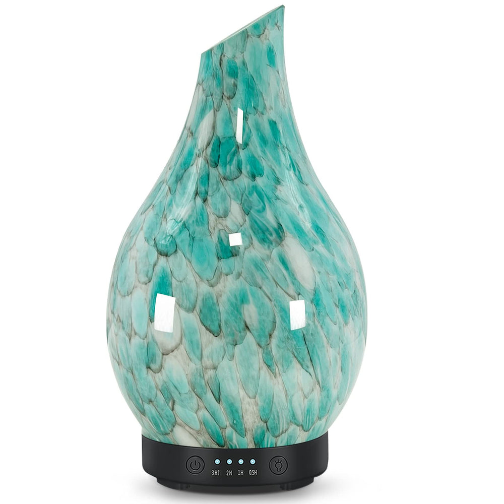 Essential oil diffuser 120ml cobblestone glass—front view