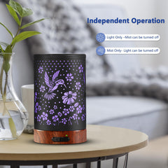 Diffuser showing easy refill removable metal cover