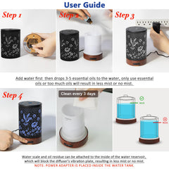 Gift-ready essential oil diffuser for home, office, spa, or yoga
